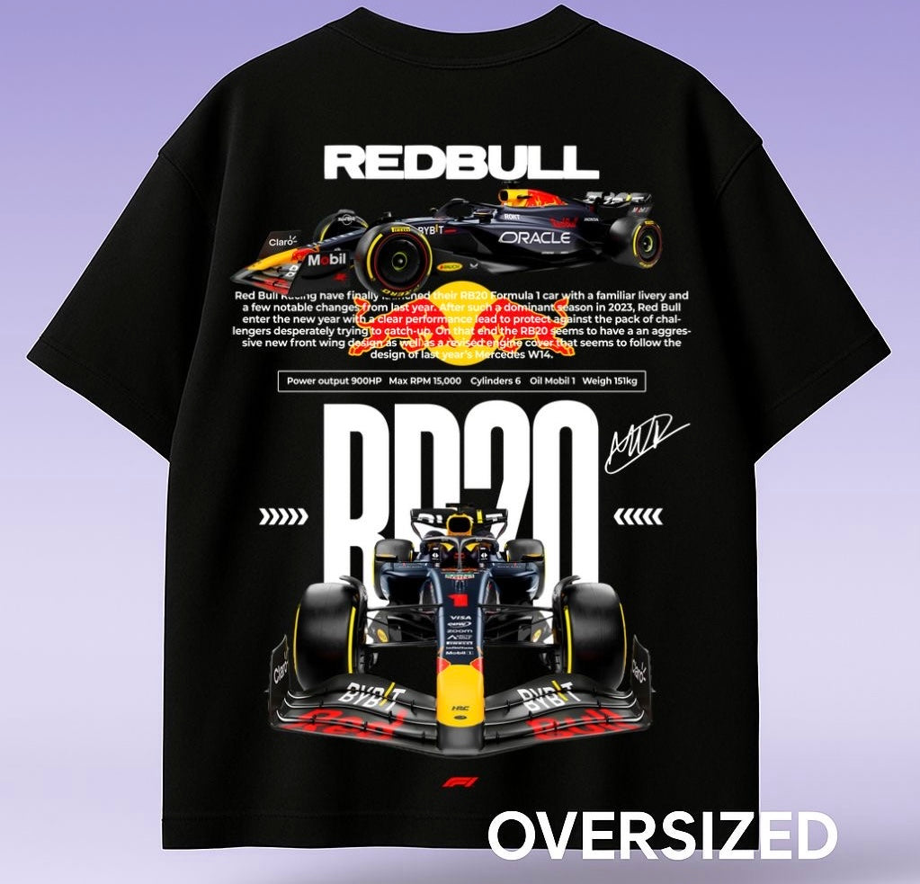Redbull Men Tshirt Oversized
