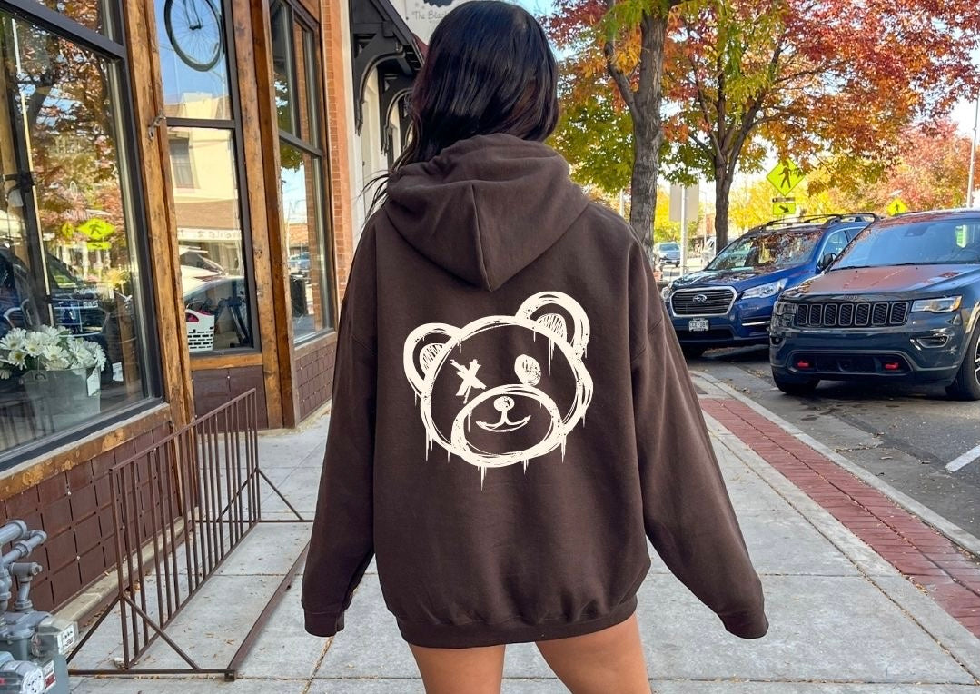 Bear oversized hoodie