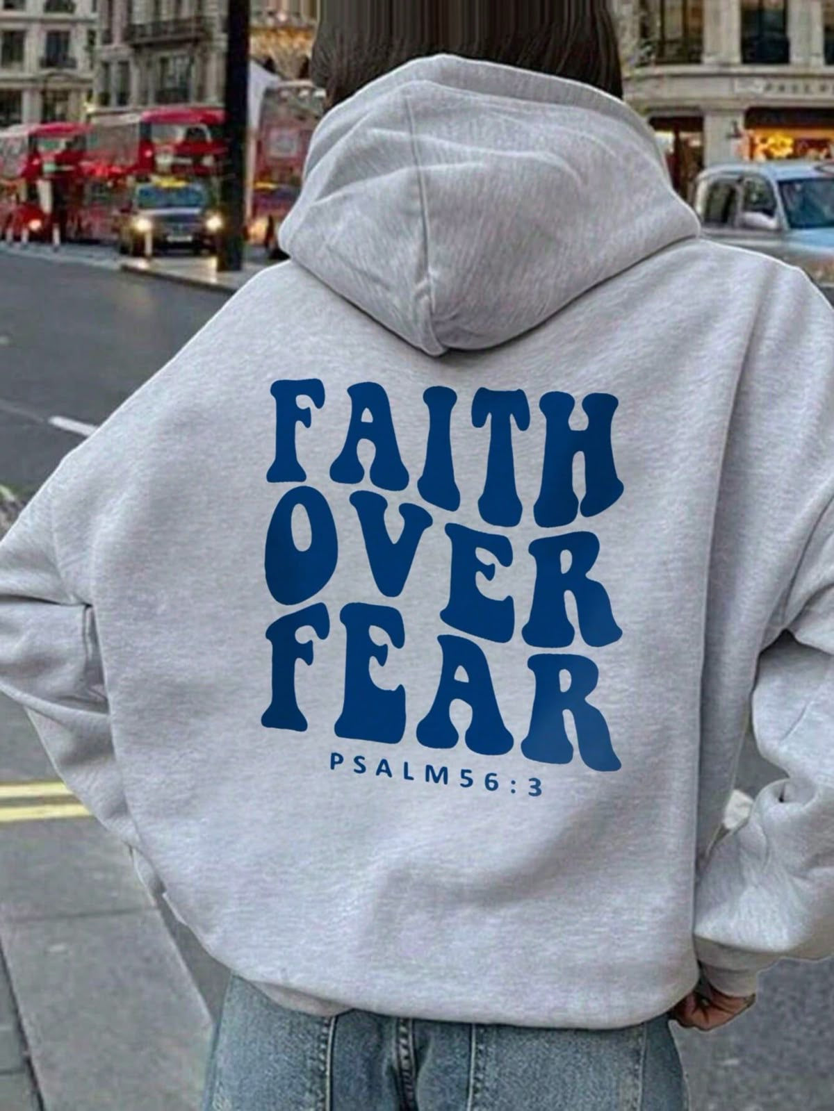 Women'S Hoodie With FAITH OVER FEAR