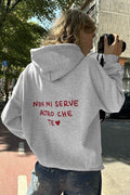 Word Slogan Women Hoodie