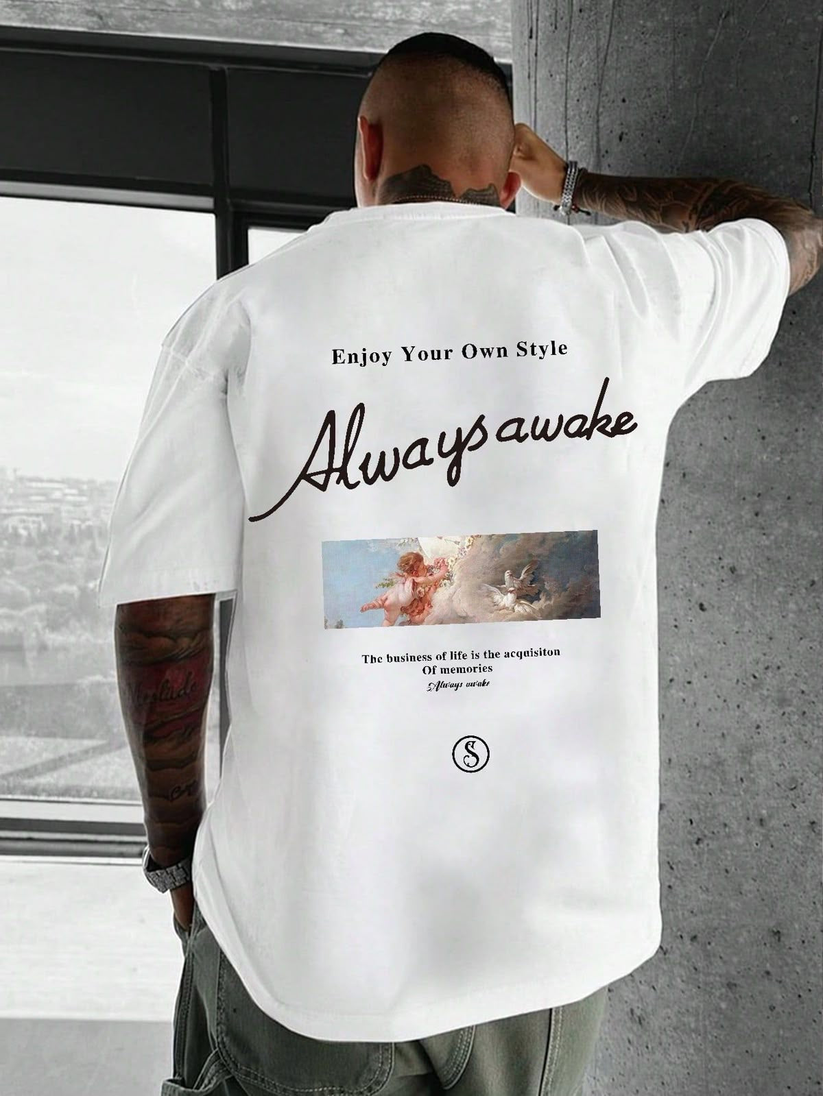 Men’s Angel Print
