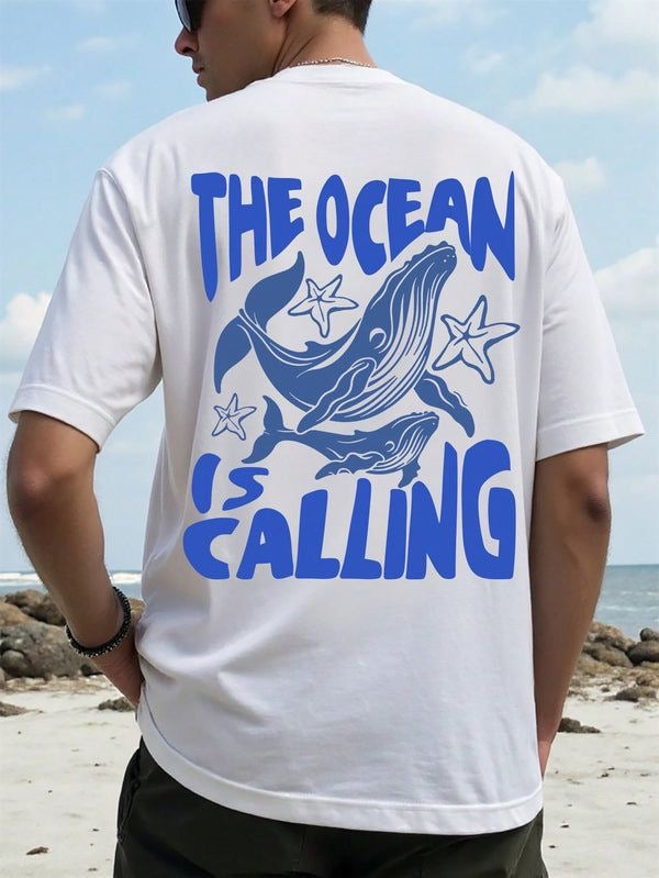 The Ocean Is Calling Men Tshirt