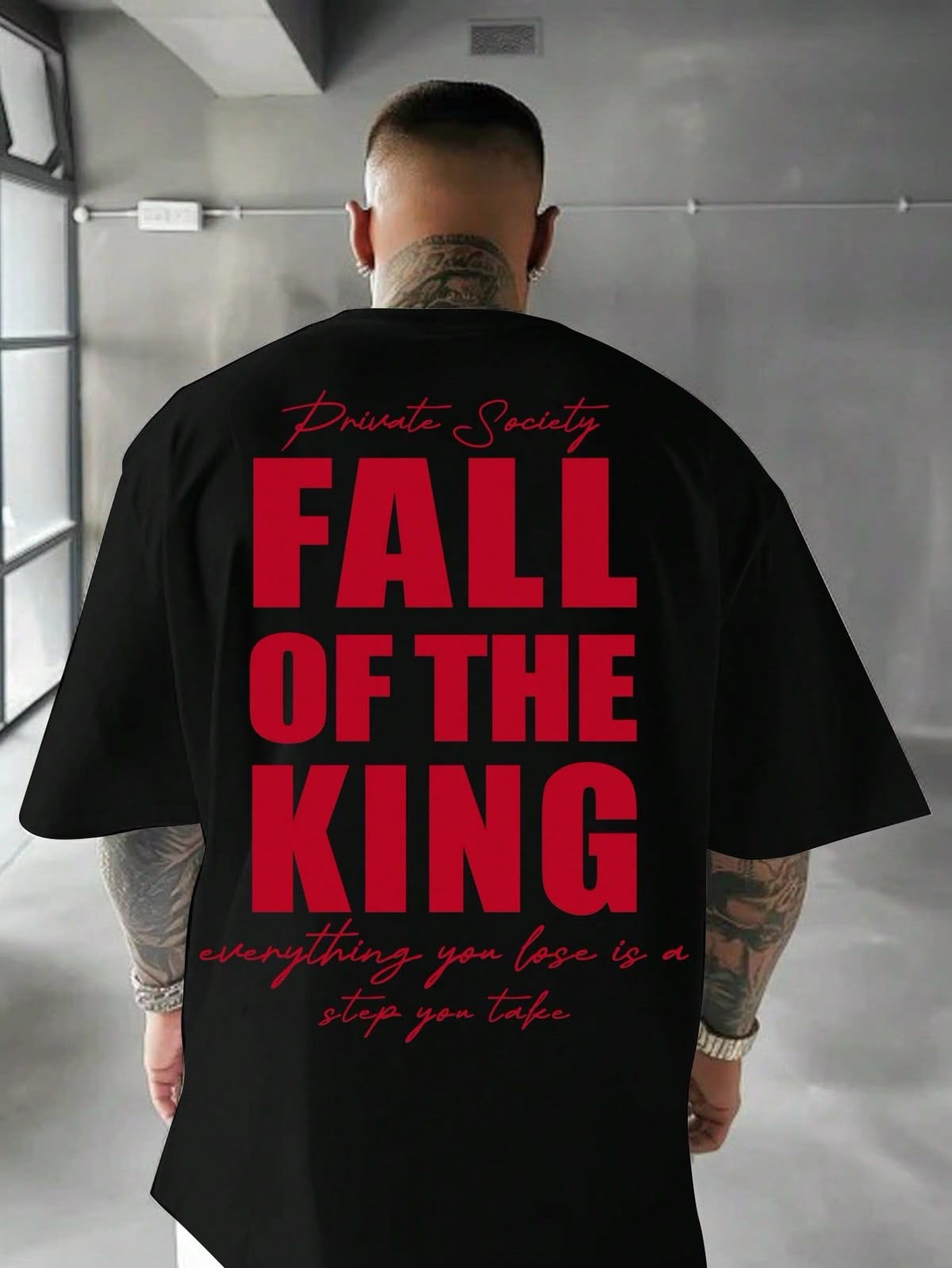 Men’s Summer Slogan Print Tshirt