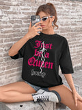 Lightning and letter tshirt