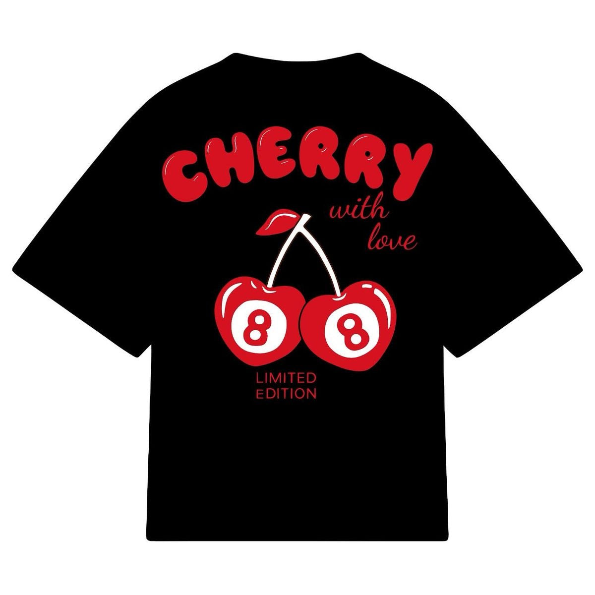Cherry with love oversized tshirt