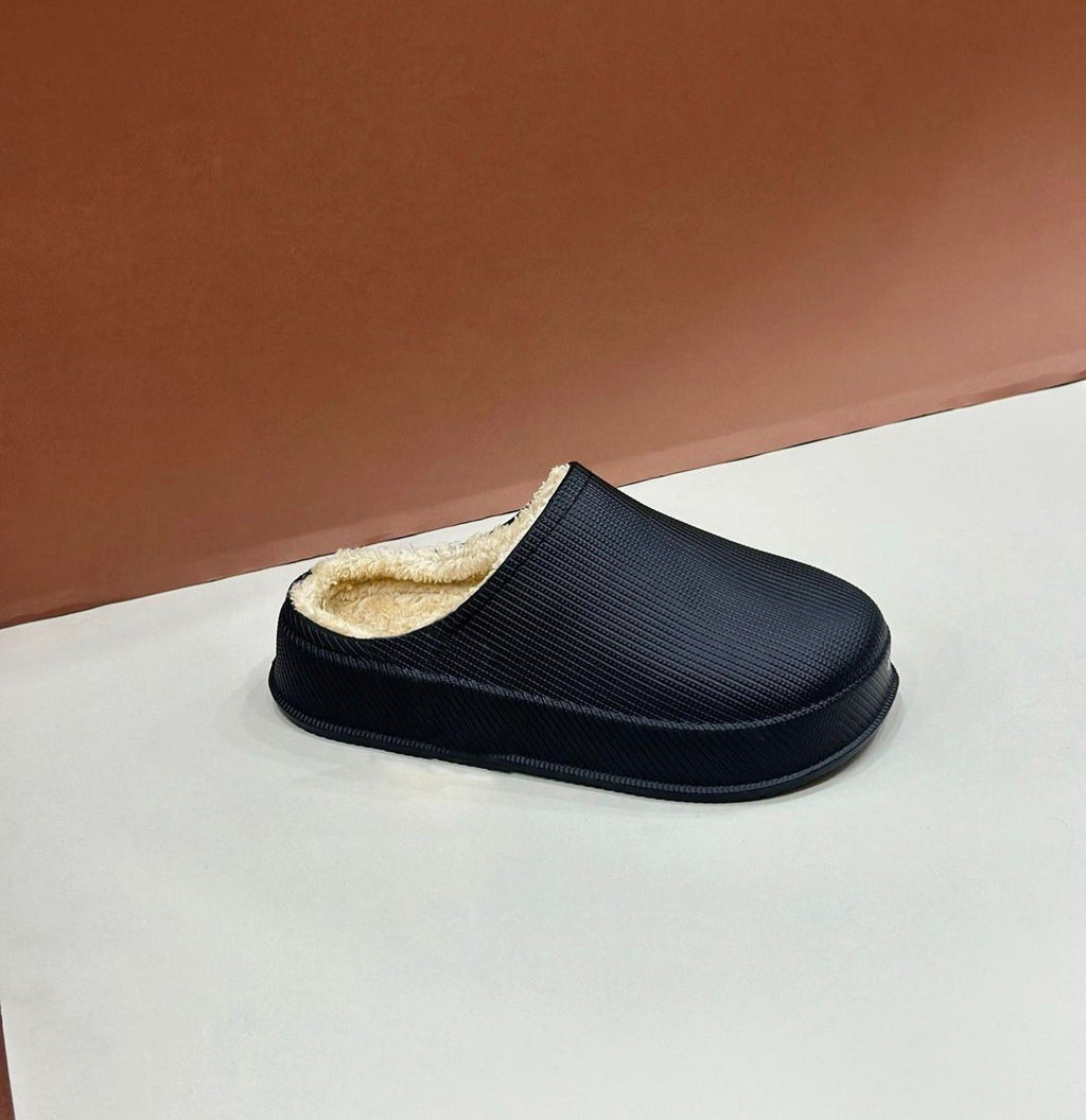 Cozy Winter Home Slippers – Soft Fur Lined, Anti-Slip, Lightweight