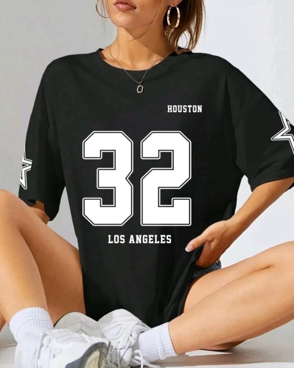 Los angeles women oversized tshirt