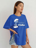 Smurfs women's oversized tshirt