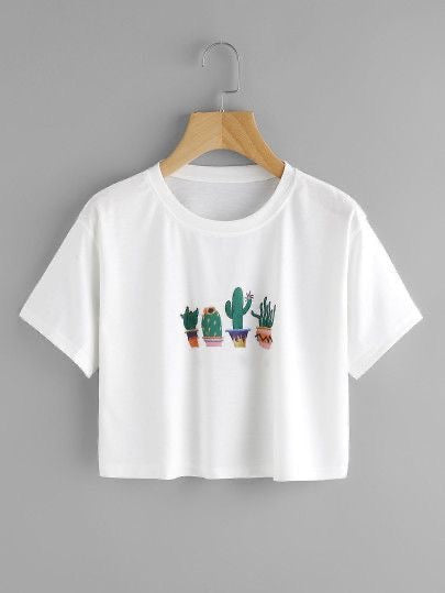 Women crop top cotton Oversized