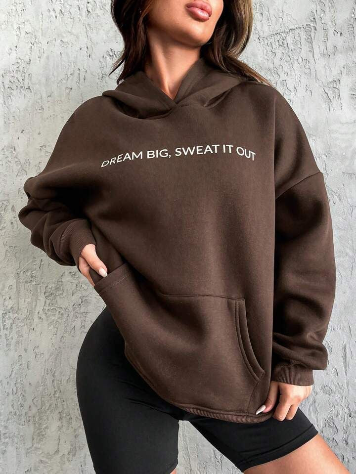 Dream big oversized hoodie