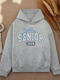 Blue Coquette Senior 2026 Hoodie, Class Of 2026 Senior Hoodie, Graduation Gift