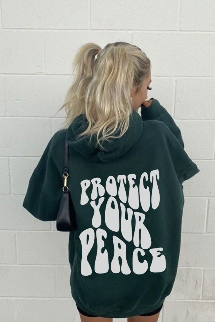 Protect your peace oversized hoodie