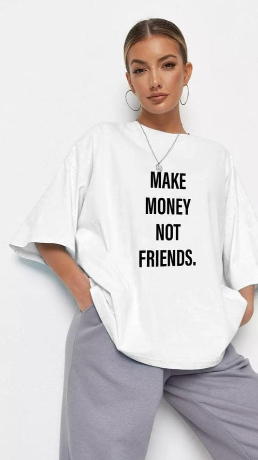 Make money women's oversized tshirt
