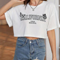 California women's oversized crop top
