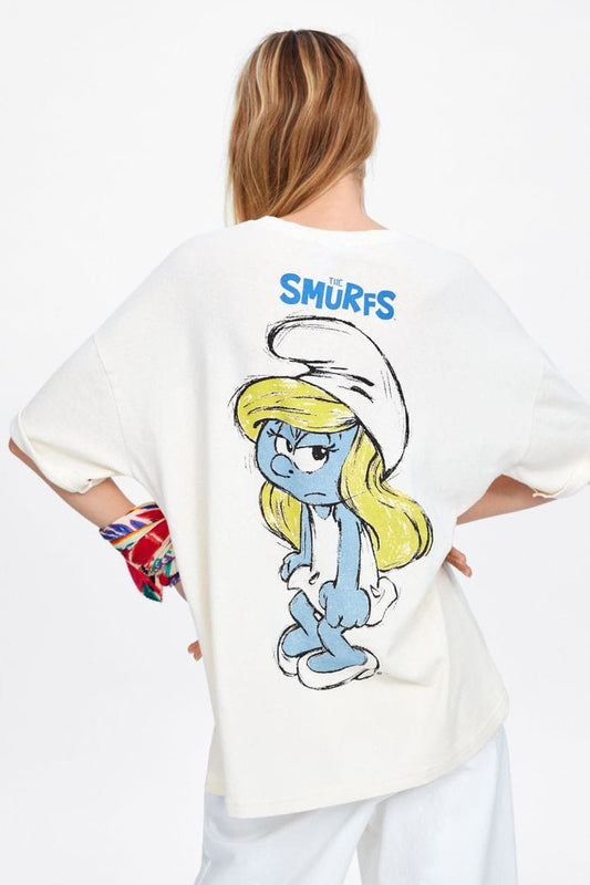 Smurfs women's oversized tshirt