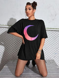 Moon women's oversized tshirt