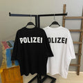 POLIZEI men tshirts oversized