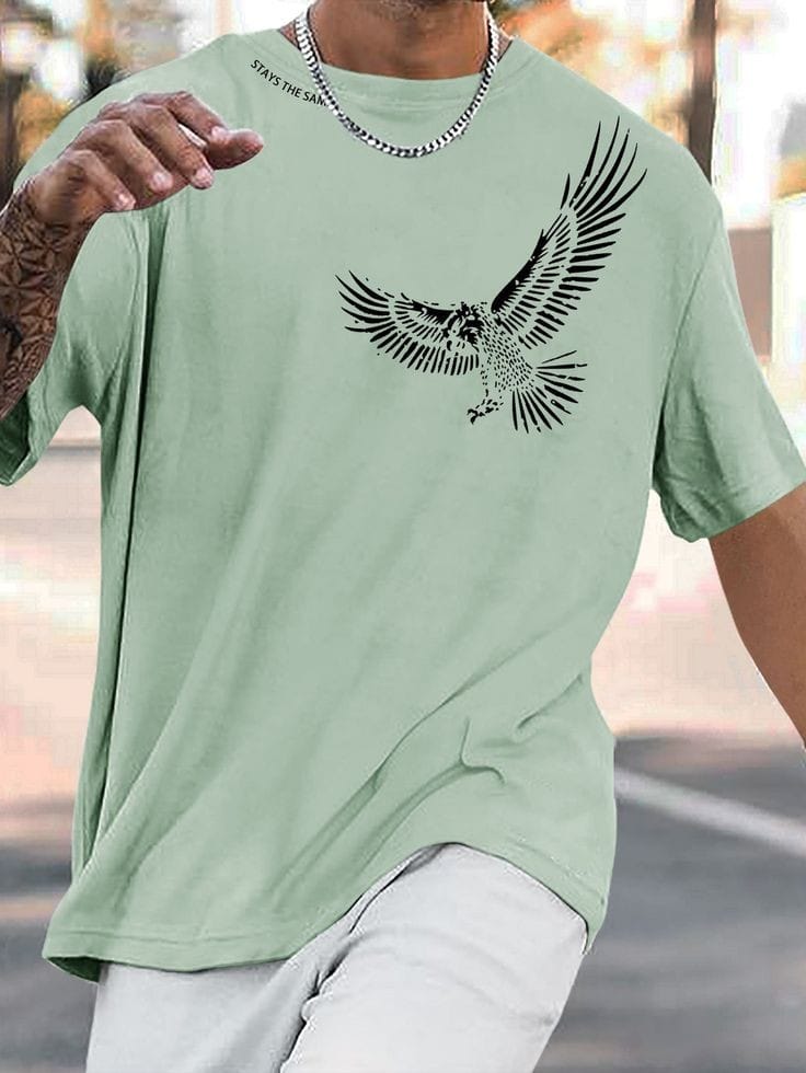 Men Eagle tshirt oversized