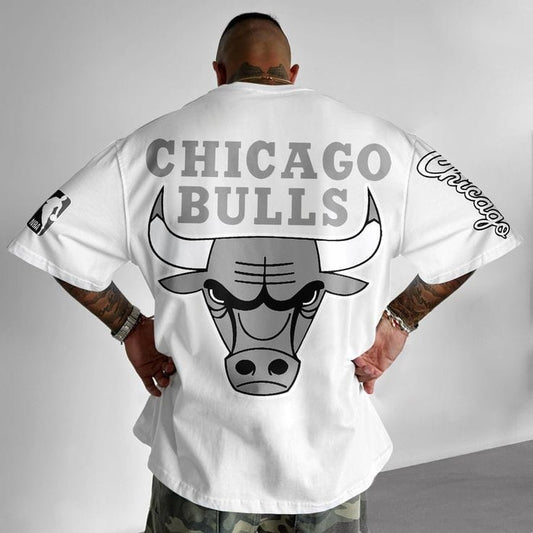 Chicago bulls men oversized tshirt
