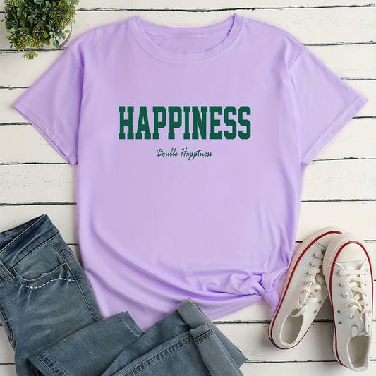 Happiness women's tshirt regular fit