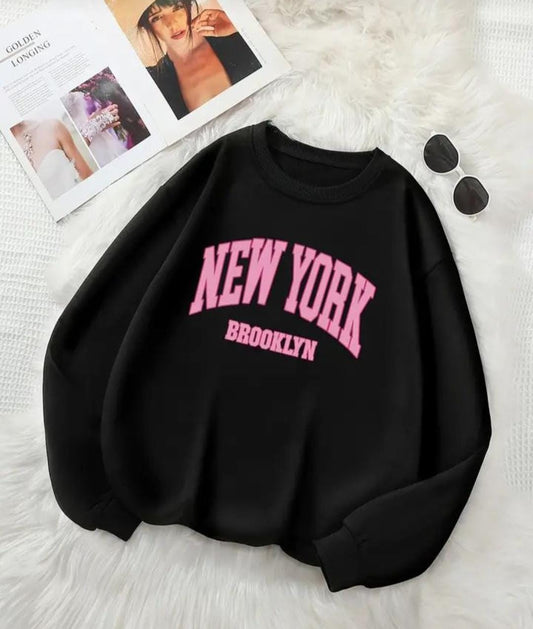 New york sweatshirt oversized