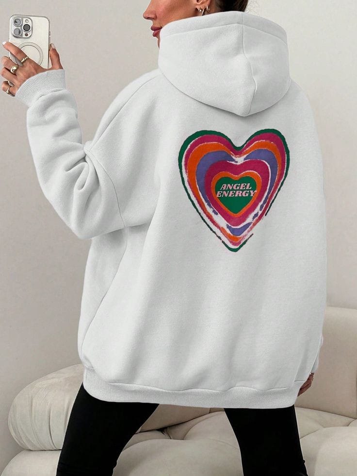 Angel energy oversized hoodie