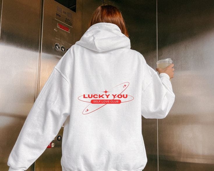 Self love club oversized hoodie