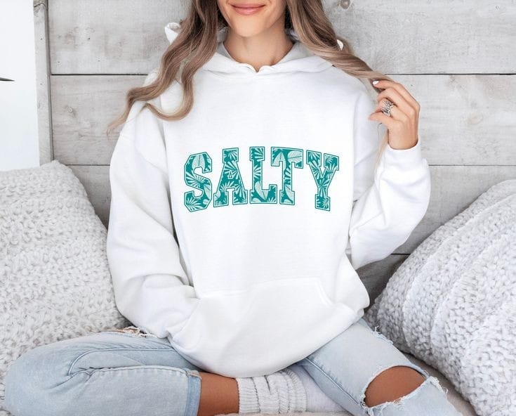 Salty oversized hoodie women