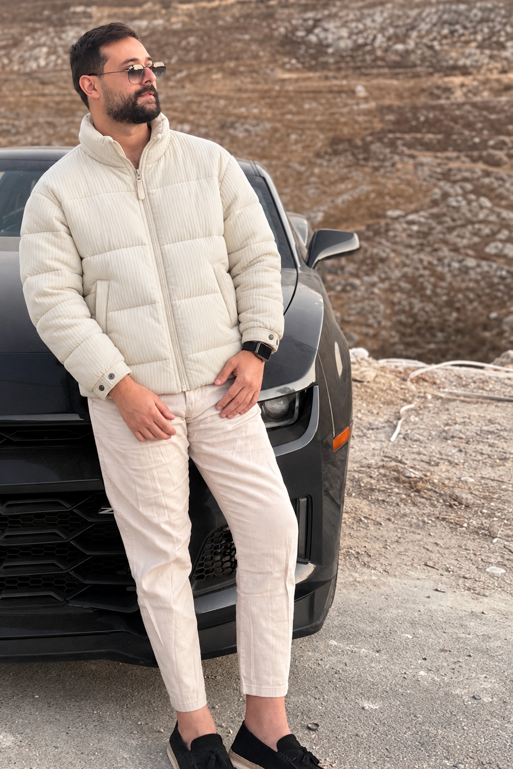 Premium Puffer Jacket – Offwhite