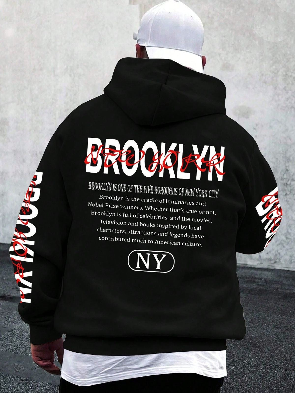 Brooklyn Oversized Men’s Hoodie