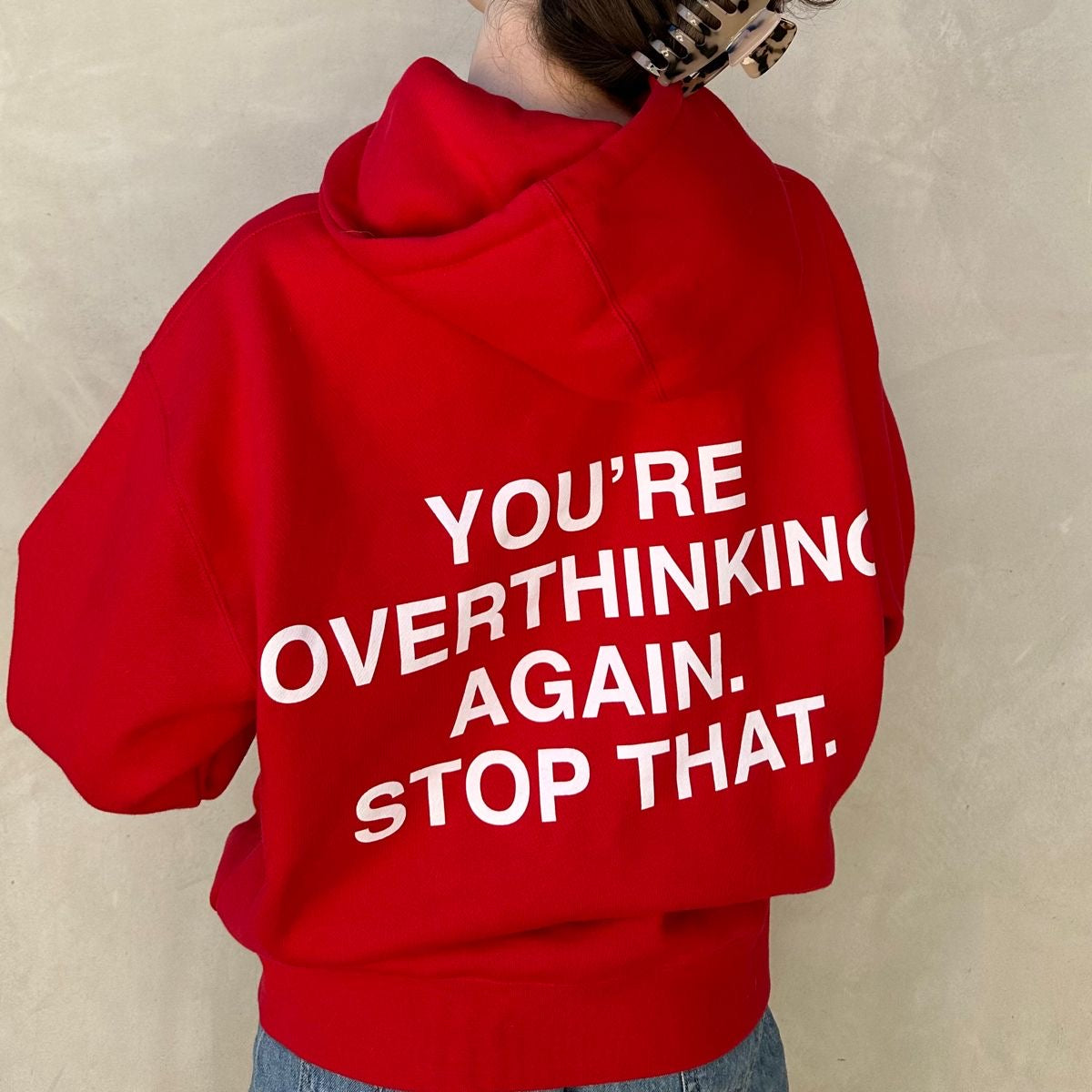 Overthinking Hoodie Oversized