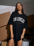 LOS ANGELES WOMEN OVERSIZED TSHIRTS