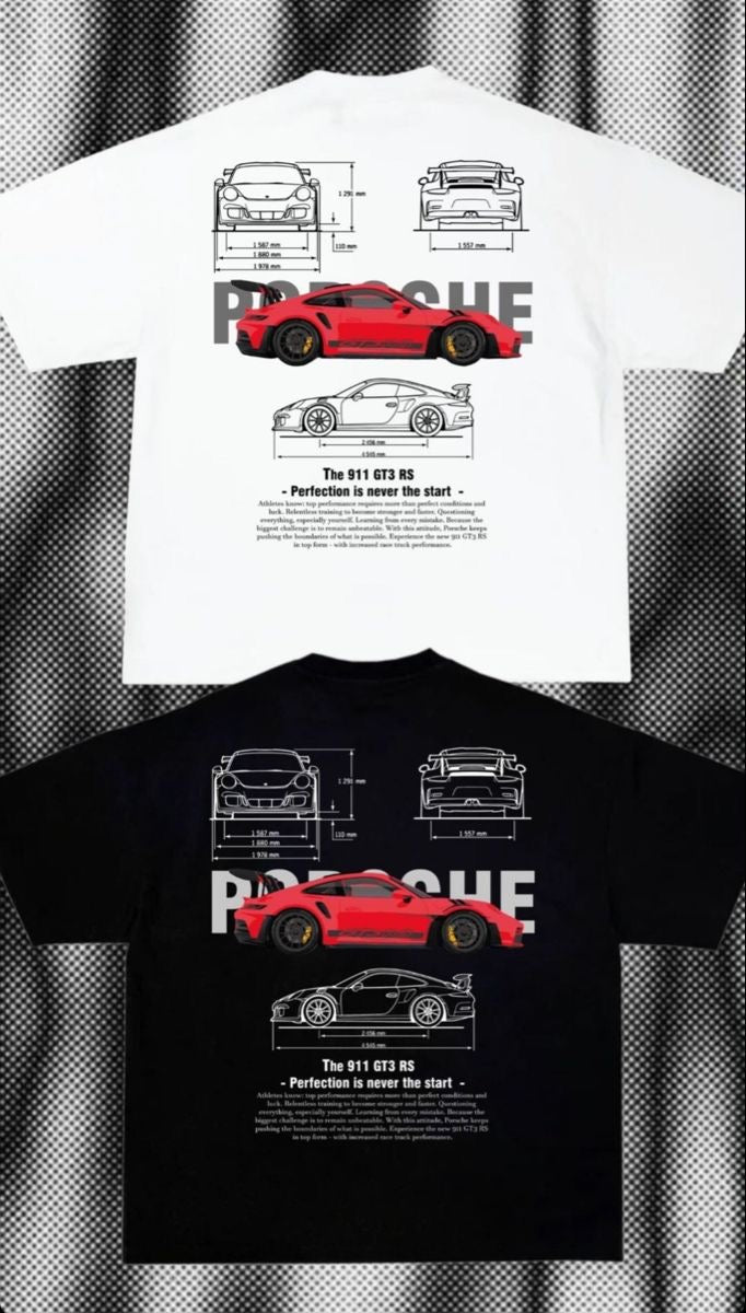 Porsche Oversized Tshirts