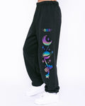 Women Pant Fleece with Graphics and Letters