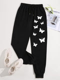 Women Pant Fleece with Graphics and Letters