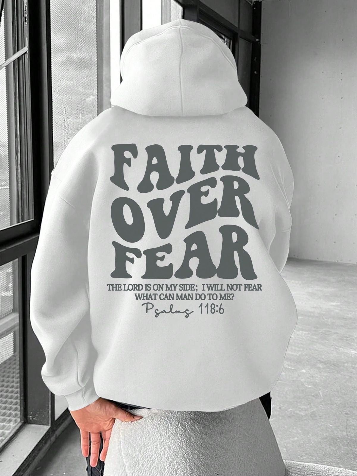 Faith over fear hoodie
