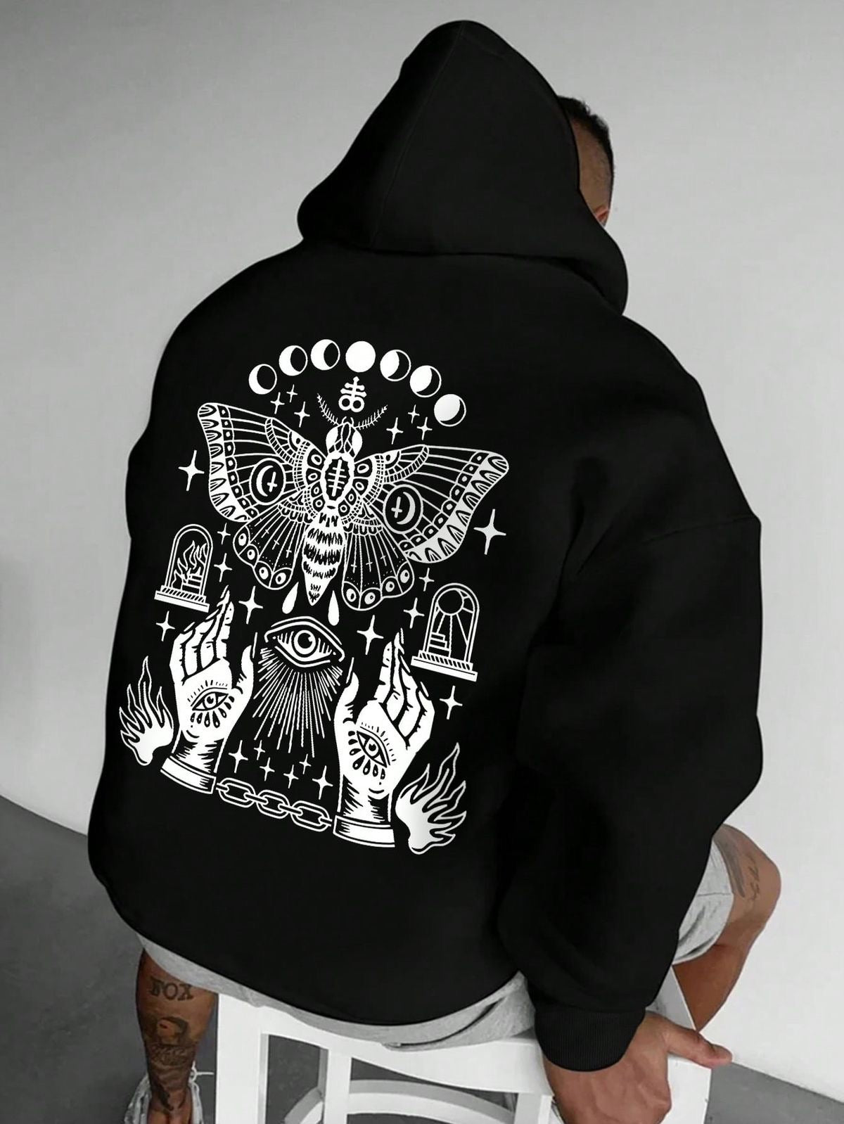 Men’s Butterfly Print Hoodie