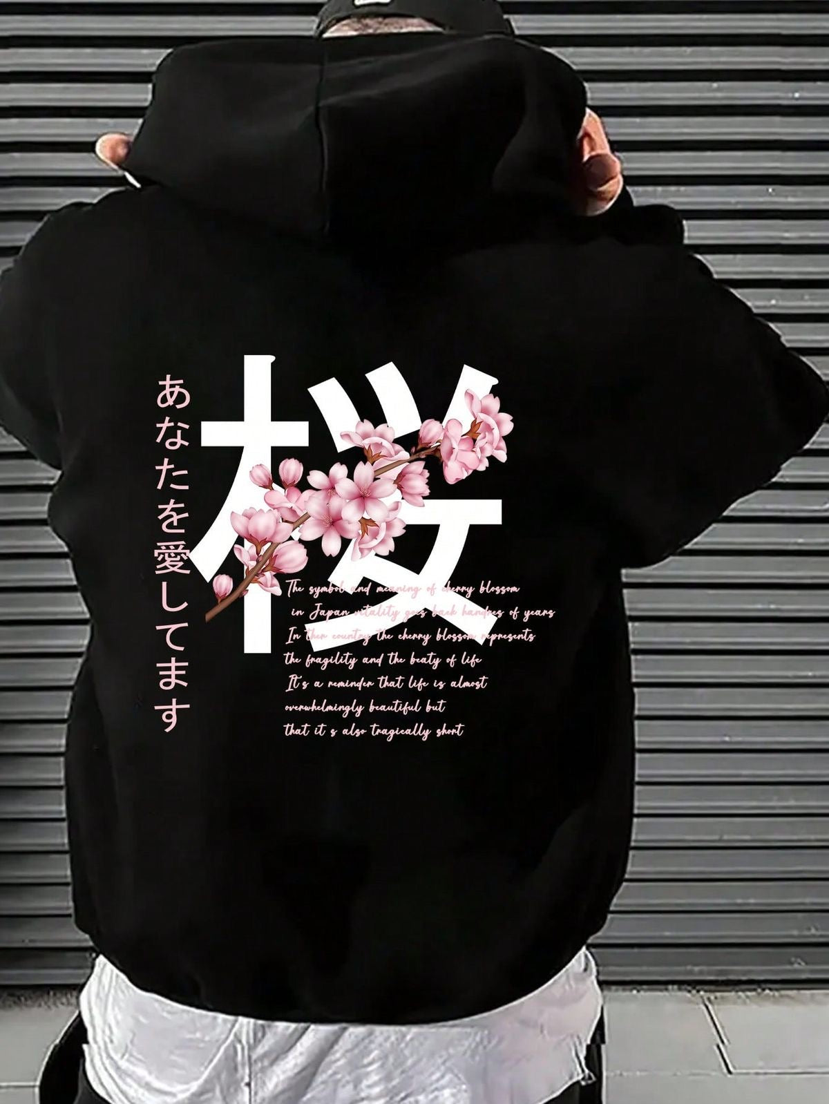 Men’s Hoodie Floral Print