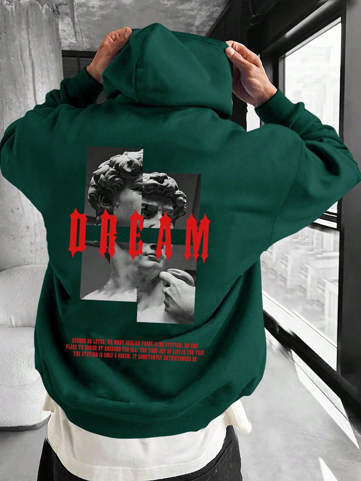 Men’s Sculpture Character Hoodie