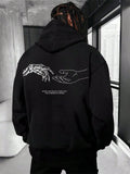 Skull Print Hoodie