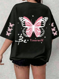 Butterfly tshirt oversized