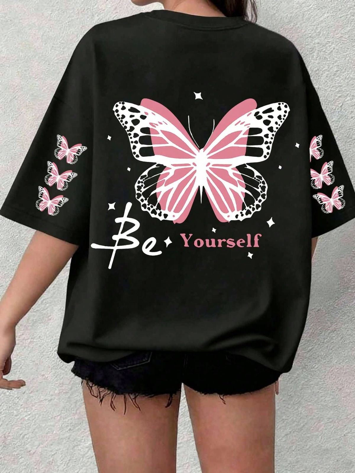 Butterfly tshirt oversized