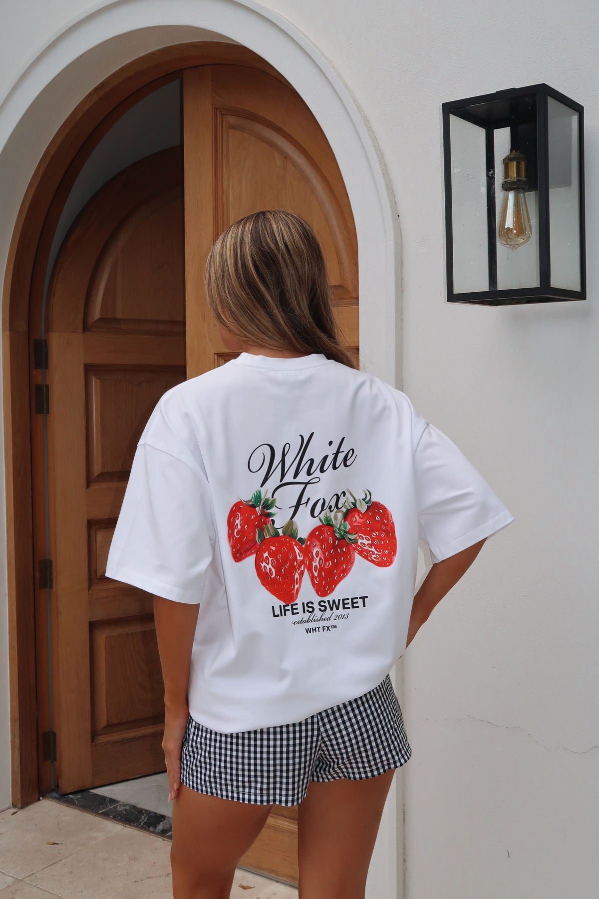 White fox oversized tshirt