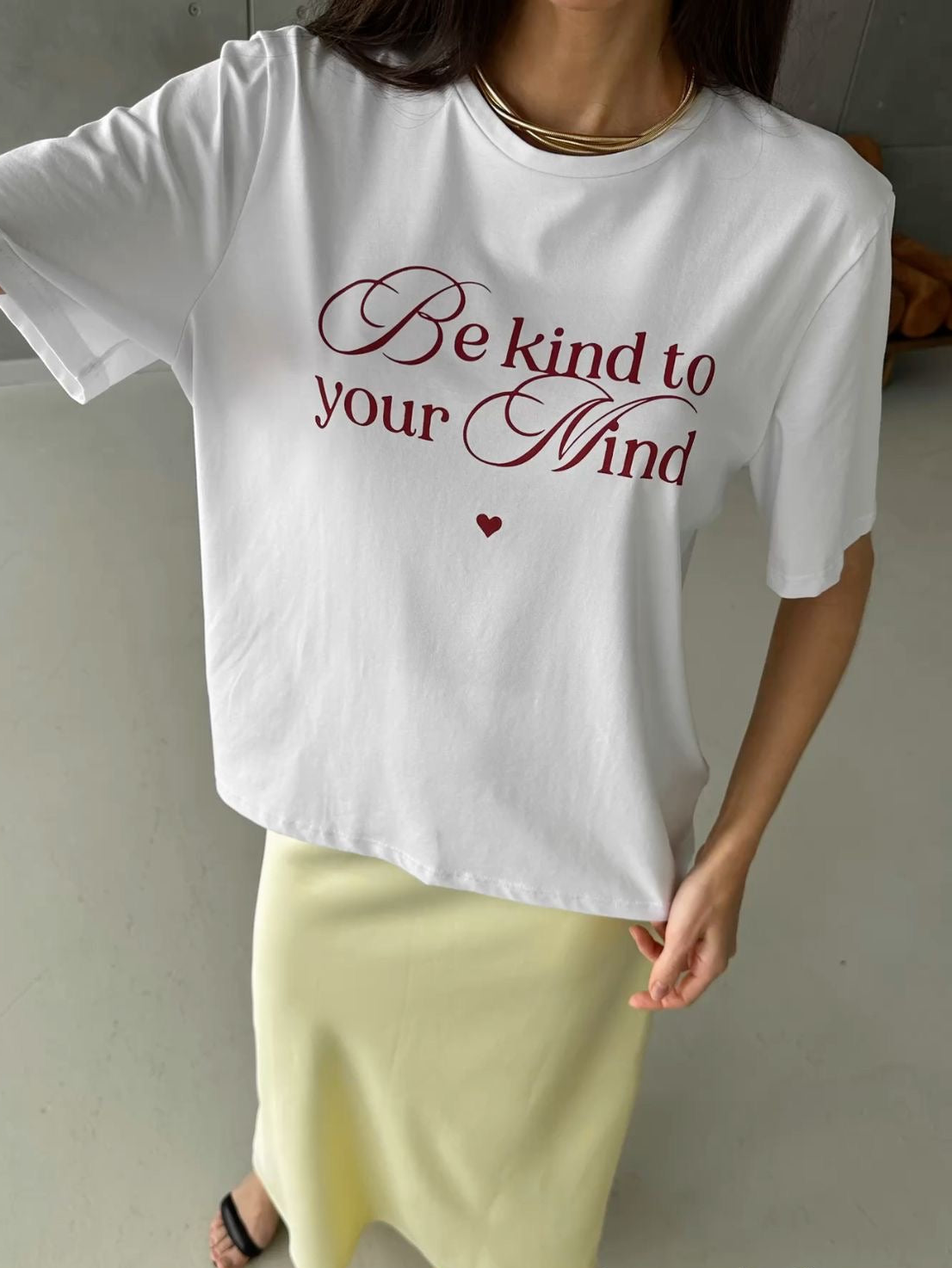 Be kind to your mind oversized tshirt