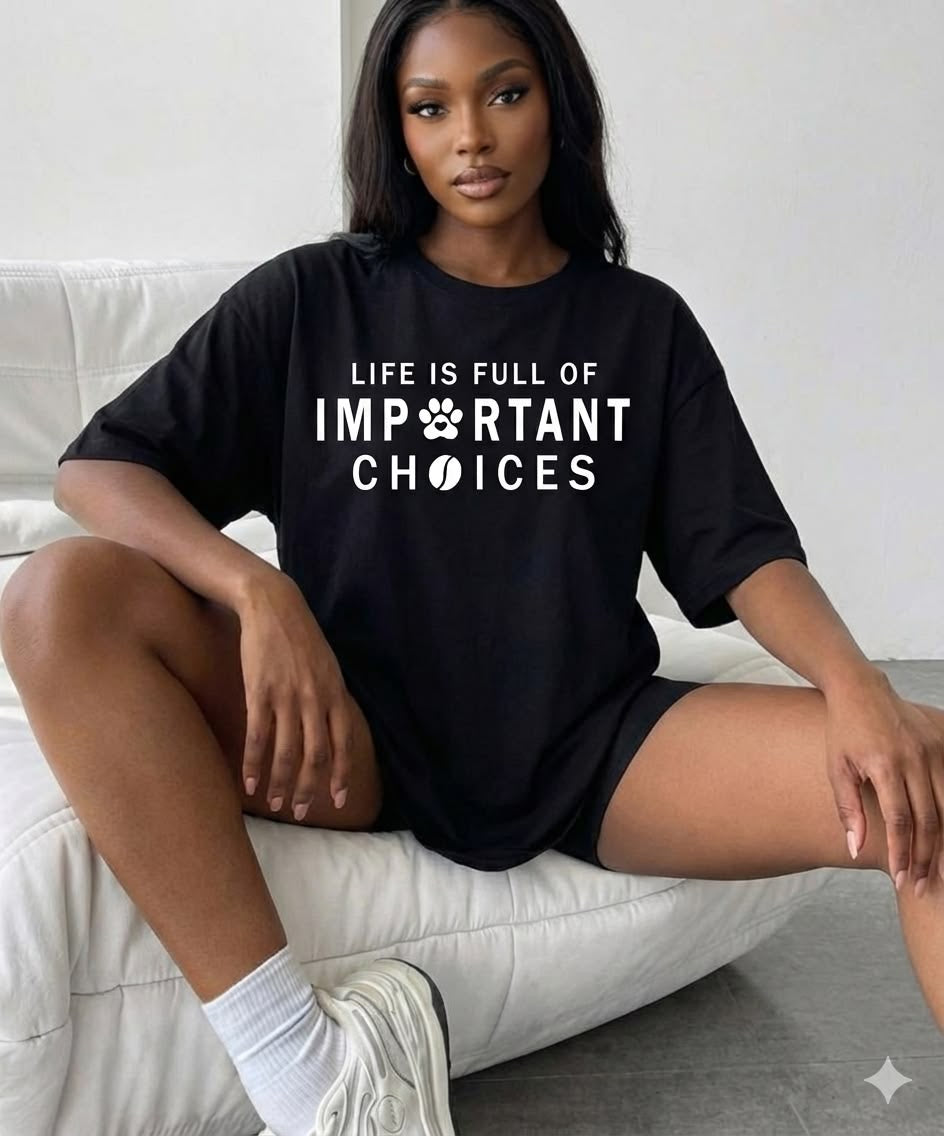 Letter Women’s Oversized Tshirt