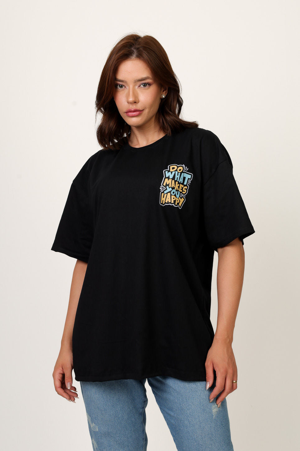 Do What Makes You Happy Oversized Tshirt