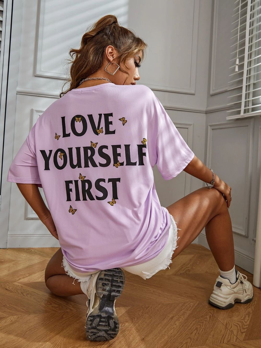 Love Yourself First Oversized T-shirts