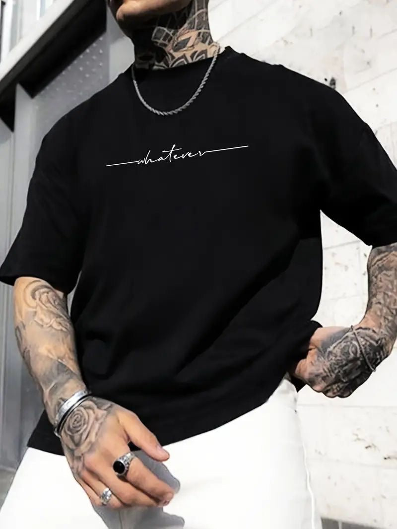Whatever Men Tshirt Oversized
