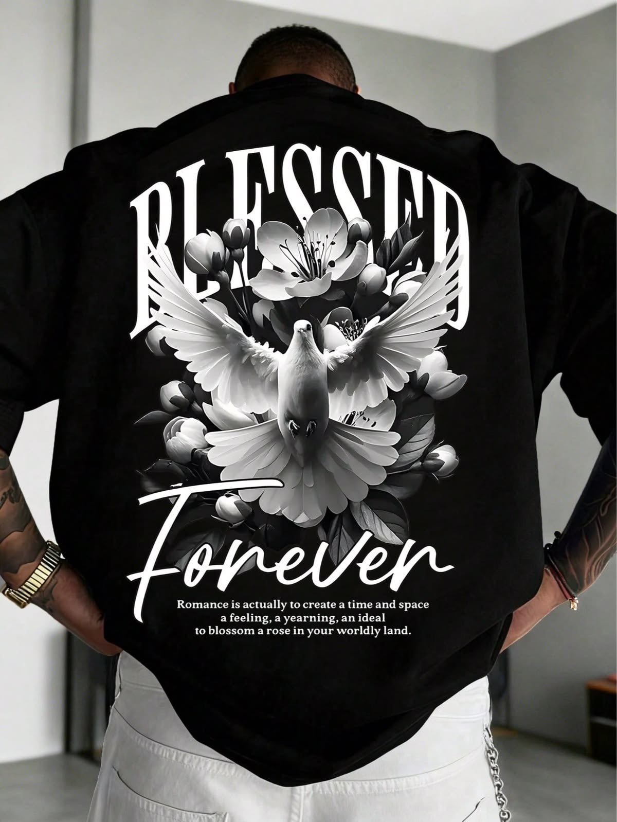 Blessed Men Tshirt Oversized