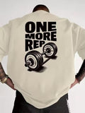 One More Rep Men Tshirt Oversized